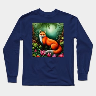 Fox in the Night Garden Long Sleeve T-Shirt